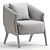 Abra Armchair 2016 Rendered Corona 3D model small image 7