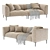 Eichholtz Firenze Fabric Sofa 3D model small image 1