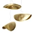 Brass Suspension Lamps Set 3D model small image 2