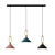 Elegant Gold LED Pendant Hook 3D model small image 3