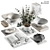 Decorative Mini Set Varieties 3D model small image 1