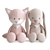 Alice & Pomme Soft Toys Set 3D model small image 2