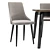 Baron Chair and Panama Table 3D model small image 3
