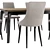 Baron Chair and Panama Table 3D model small image 4