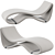 Talenti Breez 2.0 Sunlounger Relax 3D model small image 5