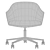 Elegant Vitra Softshell Chair 3D model small image 4