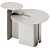 Modern Steel Hip Hop Tables 3D model small image 2