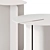 Modern Steel Hip Hop Tables 3D model small image 5