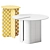 Modern Steel Hip Hop Tables 3D model small image 6