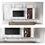  Adjustable TV Wall Unit 3D model small image 1