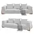 Sorrento LORUSSO Sofa Bed 3D model small image 1