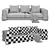 Sorrento LORUSSO Sofa Bed 3D model small image 2