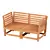 Outdoor Modular 2-Seater Sofa Set 3D model small image 6