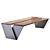 Corona 9 Physical Material Bench 3D model small image 4