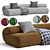 Modern Strata Sofa 3D Model 3D model small image 1