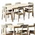 Modern Citizen Dining Set 3D model small image 1