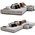 Lema Cloud Modular Sofa 3D model small image 2