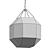 Classic Lantern Pendant Light Fixture 3D model small image 3