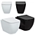 VitrA Shift Wall-Hung Toilet 3D model small image 1