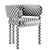 Bay Metal Armchair 3Ds Max Corona 3D model small image 4