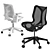 Sleek Cosm Chair Collection 3D model small image 9