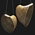 Modern Wood Pendant Lamp 2014 3D model small image 5