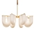 Elegant Arch Chandelier with 8 Shades 3D model small image 1