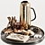 Elegance Decor Set 73 3D model small image 2
