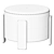 Stylish Bea Ottoman Furniture 3D model small image 2