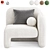 Modern Brice Chair by Cornerdesign 3D model small image 2