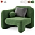 Modern Brice Chair by Cornerdesign 3D model small image 5
