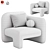 Modern Brice Chair by Cornerdesign 3D model small image 6