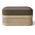 Trieste Teak Ottoman with Cushion 3D model small image 3