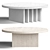 Whimsical Modern Circular Coffee Table 3D model small image 3