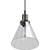 Modern Trio Cone Pendant Light 3D model small image 2