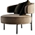 Elegant NEUILLY LOUNGE Furniture Piece 3D model small image 2
