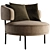 Elegant NEUILLY LOUNGE Furniture Piece 3D model small image 4