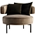 Elegant NEUILLY LOUNGE Furniture Piece 3D model small image 5
