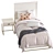 Avalon Metal Base Storage Bed 3D model small image 3