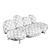 Elegant Italian Edra CIPRIA Sofa 3D model small image 6