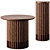 Modern Paleta End Table Set 3D model small image 1