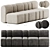 Modular Bob Collection: Versatile Seating 3D model small image 1