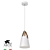 Sleek White Pendant Chandelier 3D model small image 1