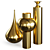 Tom Dixon Beat Vessels Trio 3D model small image 1
