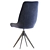 Elegant Rotate Chair Adoree17 Black 3D model small image 5