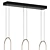 Modern Linear LED Pendant by Elan 3D model small image 3