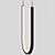 Modern Linear LED Pendant by Elan 3D model small image 4