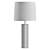 Elegant White Marble Table Lamp 3D model small image 2