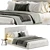 Modern Flou MyPlace 2017 Bed 3D model small image 1