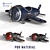 Vintage WW2 Airplane Toy Set 3D model small image 1